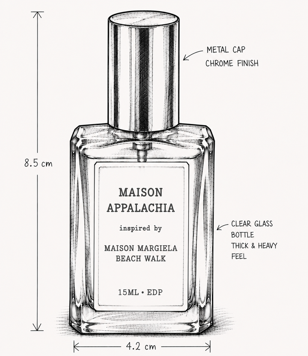 Promenade Côtière — Inspired by Maison Martin Margiela Beach Walk · Maison Appalachia · Soleil Collection · Extrait Strength Perfume Spray · 15 ml