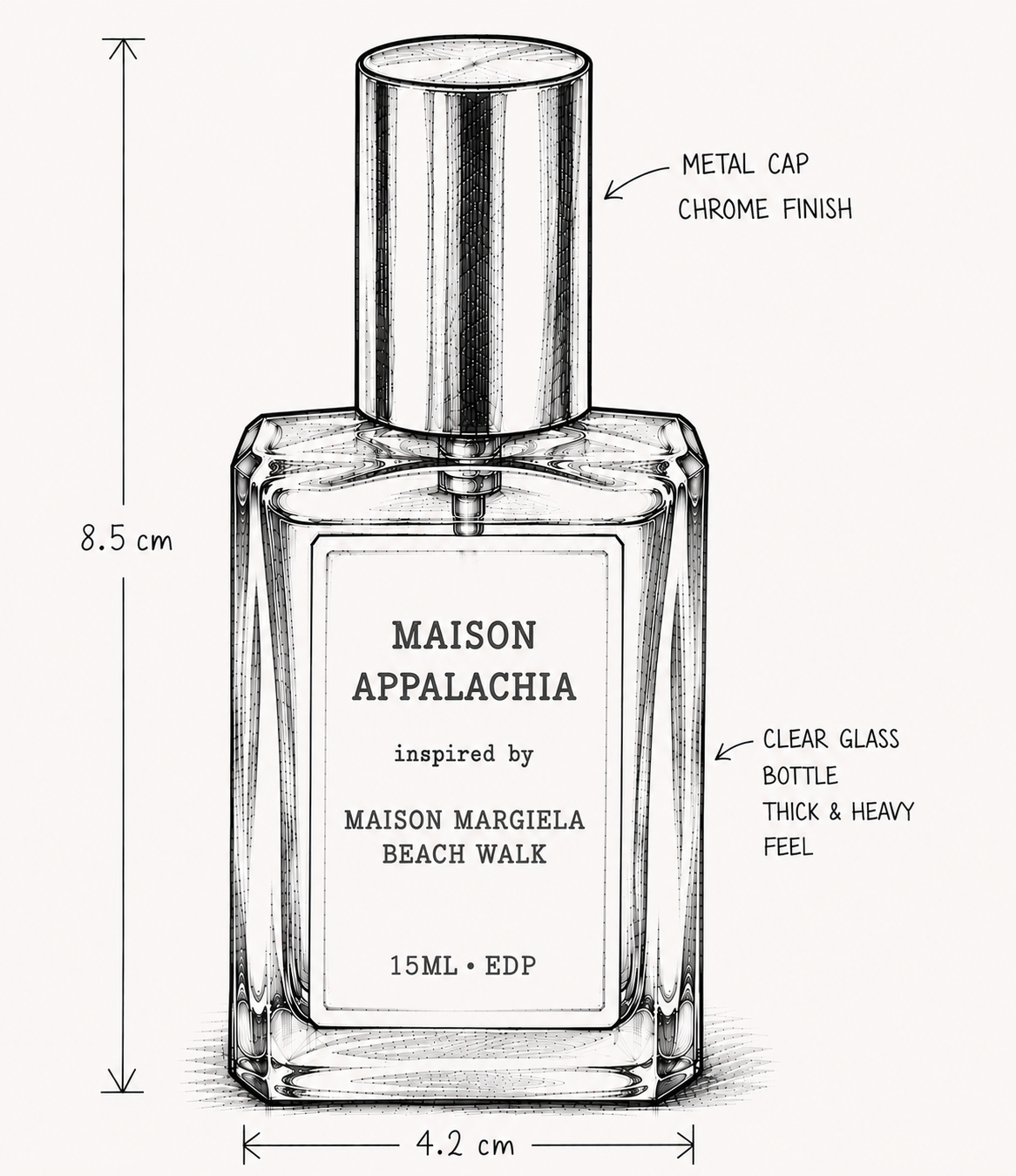 Promenade Côtière — Inspired by Maison Martin Margiela Beach Walk · Maison Appalachia · Soleil Collection · Extrait Strength Perfume Spray · 15 ml