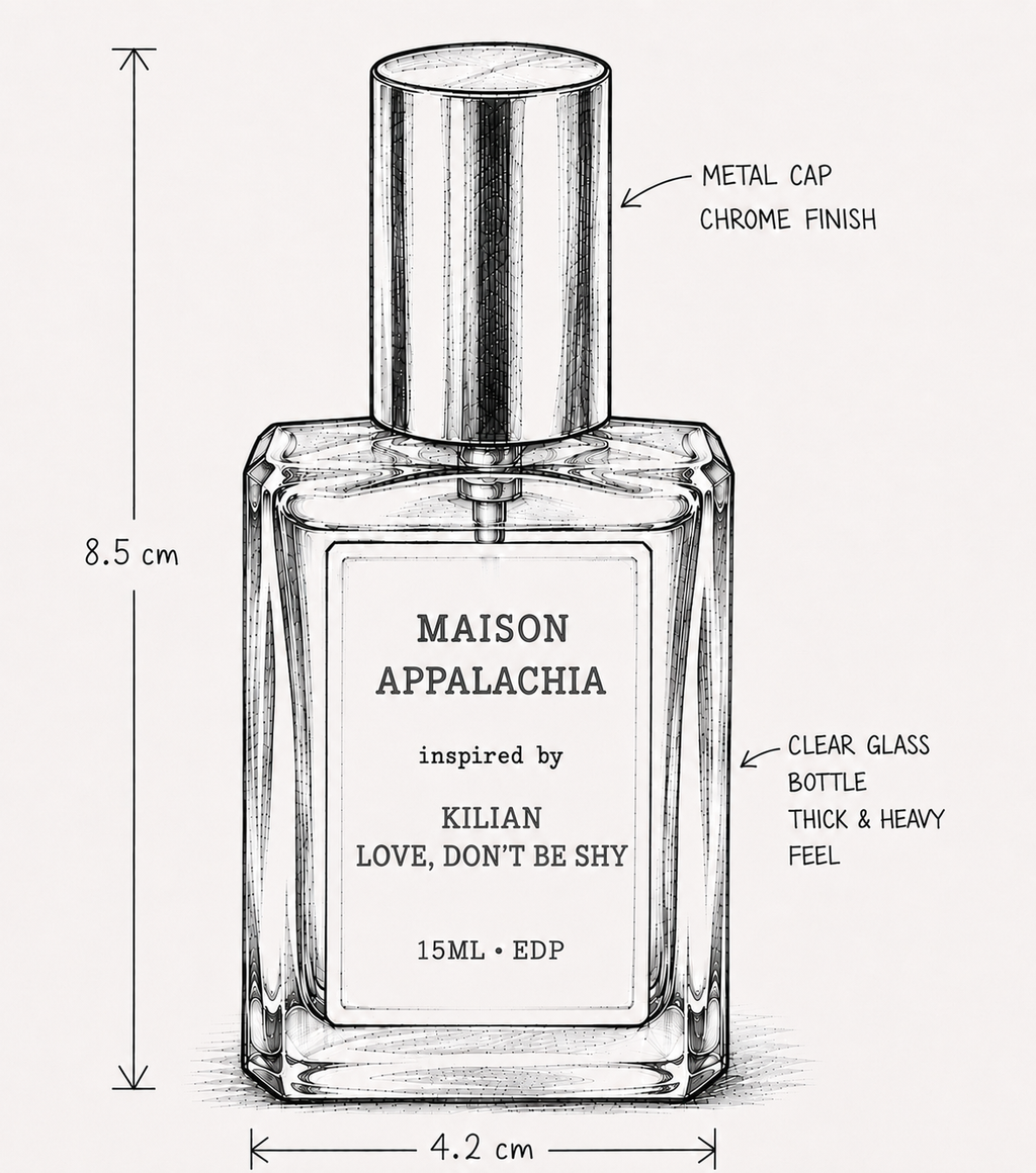 Premier Amour — Inspired by Kilian Love, Don't Be Shy · Maison Appalachia · Séduction · Extrait Strength Perfume Spray · 15 ml