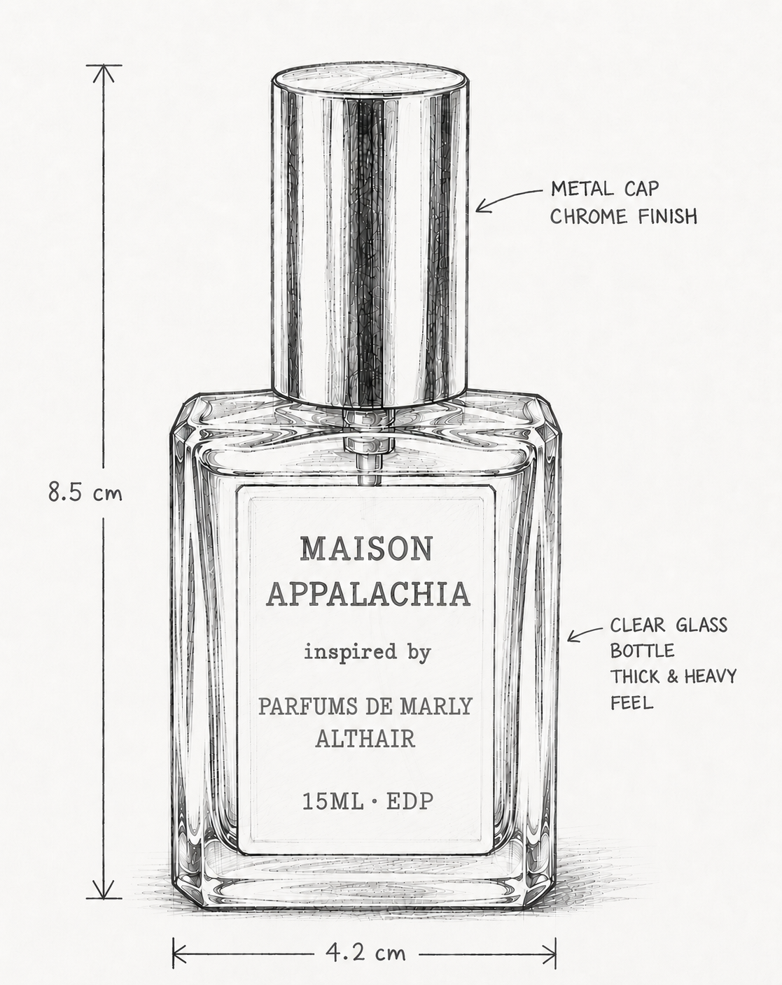Firmament — Inspired by Parfums De Marly Althaïr · Maison Appalachia · Séduction · Extrait Strength Perfume Spray · 15 ml